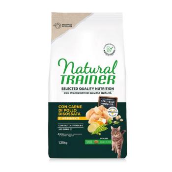 1,25kg Natural Trainer Selected Quality Nutrition Sterilised csirke száraz macskatáp kép