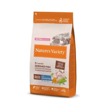 1,25kg Nature's Variety Healthy Grains Kitten fehér hal száraz macskatáp kép