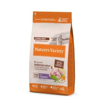 1,25kg Nature's Variety No Grain Sterlised pulyka száraz macskatáp kép