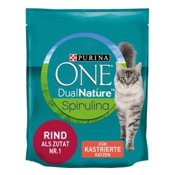 1,4kg Purina ONE Dual Nature Sterilized marha & spirulina száraz macskatáp kép