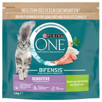 1,4kg PURINA ONE Sensitive pulyka száraz macskatáp kép