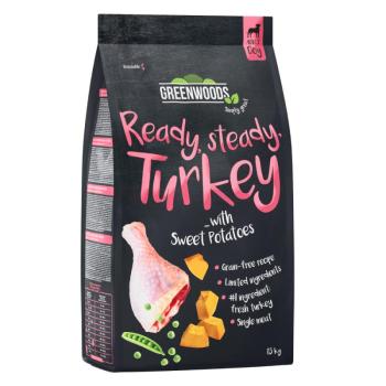 1,5kg Greenwoods pulyka, édesburgonya, borsó & tök száreaz kutyatáp kép