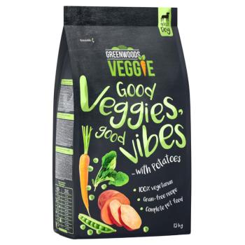 1,5kg Greenwoods Veggie (édes-)burgonya, borsó, sárgarépa & spenót száraz kutyatáp kép