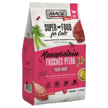 1,5kg MAC's Superfood for Cats Adult Monoprotein ló száraz macskatáp kép