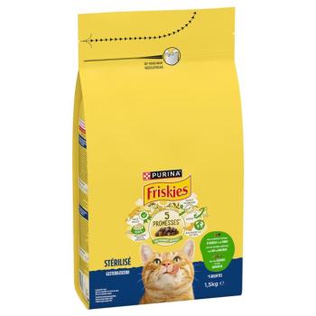 1,5kg PURINA Friskies Sterilized bárány, csirke & zöldség száraz macskatáp kép