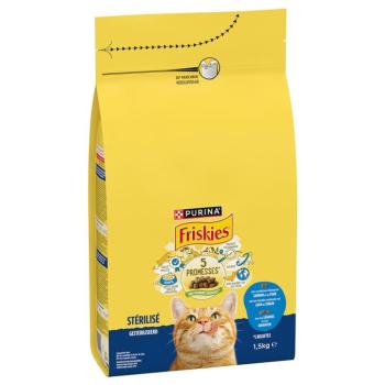 1,5kg PURINA Friskies Sterilized Cat lazac, tonhal & zöldség száraz macskatáp kép