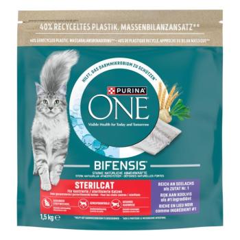 1,5kg PURINA ONE SterilCat fekete tőkehal száraz macskatáp kép