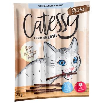 10 darab Catessy stick macskasnack - lazac & pisztráng kép