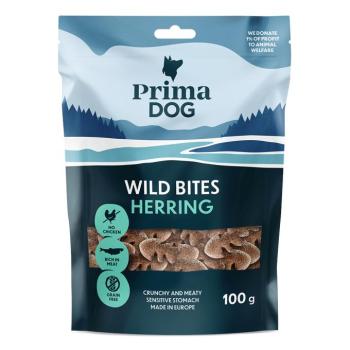 100g PrimaDog Wild Bites Crunchy hering & szegfűszeg kutyasnack kép