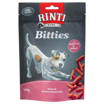 100g Rinti Extra Bitties kutyasnack-csirke, sárgarépa & spenót kép