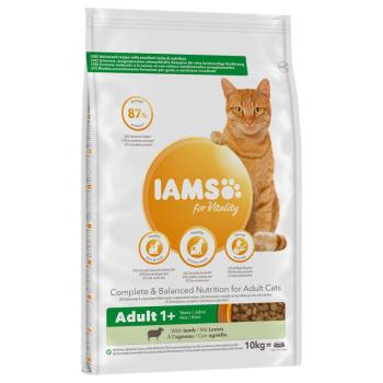 10kg IAMS for Vitality Adult bárány száraz macskatáp 10% árengedménnyel kép