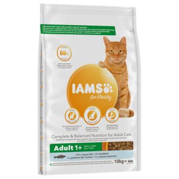 10kg IAMS for Vitality Adult tengeri hal száraz macskatáp 10% árengedménnyel kép