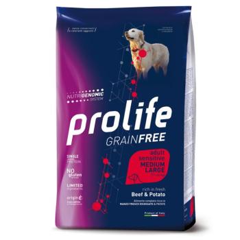10kg Prolife Grain Free marha & burgonya száraz kutyatáp kép