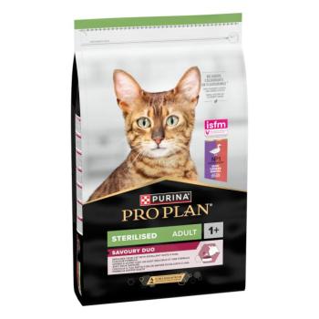 10kg PURINA PRO PLAN Sterilised Adult Savoury Duo kacsa & máj száraz macskatáp kép