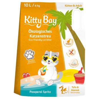 10l (6kg) KittyBay Pawperol Spritz tofu & manióka macskaalom kép