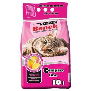 10l (kb 8kg) Benek Super Compact Citrus Freshness macskaalom kép