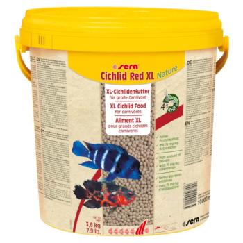 10l sera Cichlid Red XL Nature granulátum haltáp kép