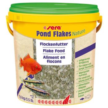 10L Sera Pond Flakes Nature tó haleledel kép