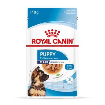 10x140g Royal Canin Maxi Puppy szószban nedves kutyatáp kép