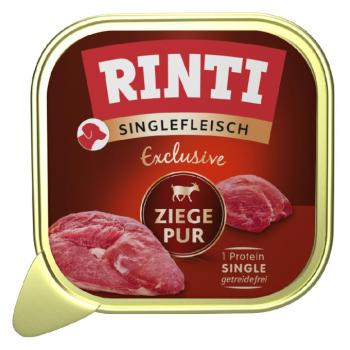 10x150g RINTI Singlefleisch Exclusive nedves kutyatáp - Kecske kép