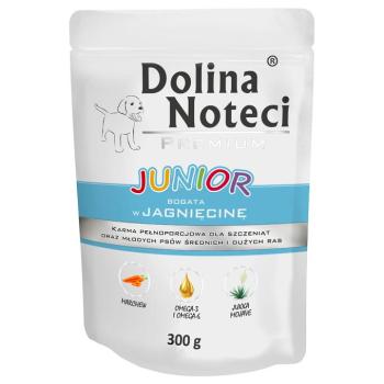 10x300g Dolina Noteci Junior  nedves kutyatáp - Bárány kép