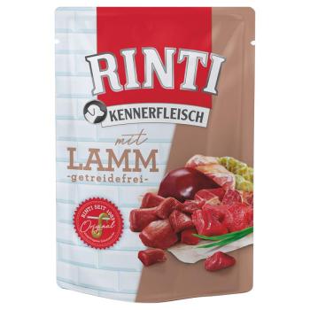 10x400g RINTI Kennerfleisch Pouches nedves kutyaeledel - Bárány kép