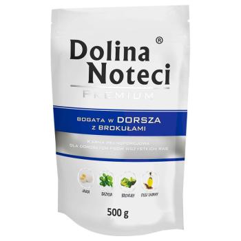 10x500g Dolina Noteci Premium tőkehal & brokkoli nedves kutyatáp kép