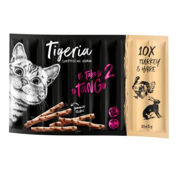 10x5g Tigeria Sticks macskasnack- Pulyka & nyúl kép