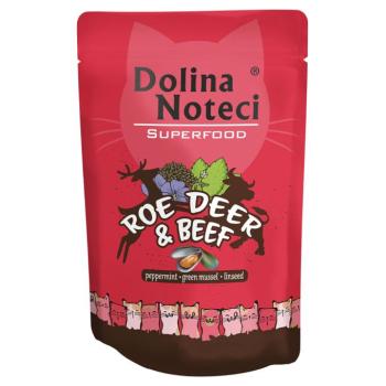 10x85g Dolina Noteci Superfood nedves macskatáp - Szarvas & marha kép