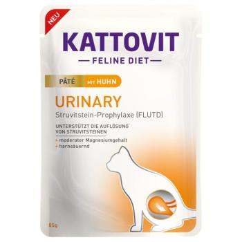 10x85g Kattovit Urinary Paté csirke nedves macskaeledel kép