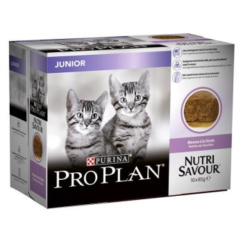 10x85g Purina Pro Plan Junior Cat pulyka nedves macskatáp kép