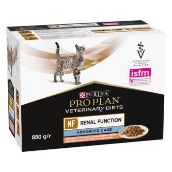 10x85g Purina Pro Plan Veterinary Diets Feline Renal Function Advance Care lazac nedves macskatáp kép