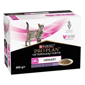 10x85g PURINA PRO PLAN Veterinary Diets Feline UR ST/OX Urinary pulyka nedves macskatáp kép
