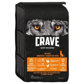 11,5kg Crave Adult pulyka & csirke száraz kutyatáp kép