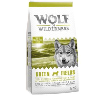 12 kg Wolf of Wilderness 'Green Fields' kutyatáp - Bárány kép