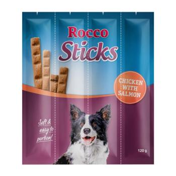 120g Rocco Sticks jutalomfalat kutyáknak-& csirke & lazac , 12db kép