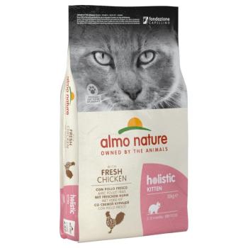 12kg Almo Nature Holistic Kitten csirke & rizs száraz macskatáp kép