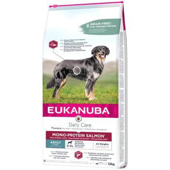 12kg Eukanuba Adult Mono-Protein lazac száraz kutyatáp kép