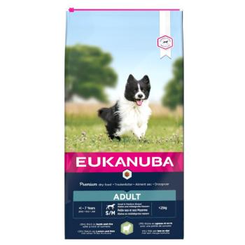 12kg Eukanuba Adult Small / Medium Breed bárány & rizs száraz kutyatáp kép