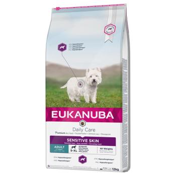 12kg Eukanuba Daily Care Adult Sensitive Skin száraz kutyatáp kép