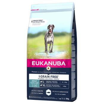 12kg Eukanuba Grain Free Adult Large Dogs lazac száraz kutyatáp kép