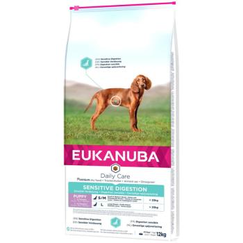 12kg Eukanuba Puppy Sensitive Digestion csirke és pulyka száraz kutyatáp kép