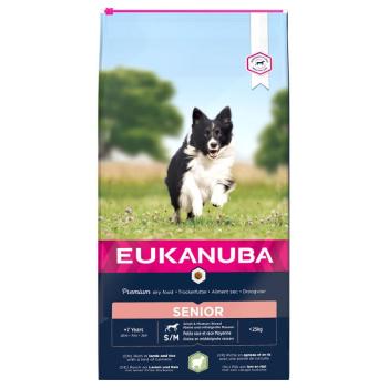 12kg Eukanuba Senior Small & Medium Breed bárány & rizs száraz kutyatáp kép