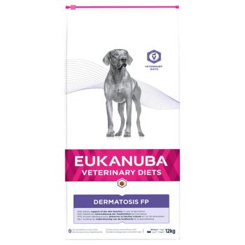 12kg Eukanuba Veterinary Diets Dermatosis száraz kutyatáp 10+2 ingyen kép