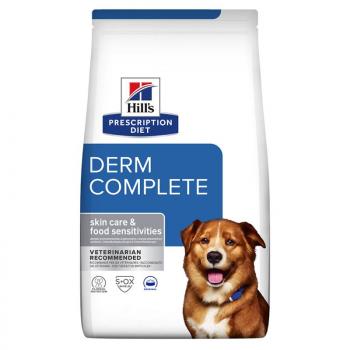 12kg Hill’s Prescription Diet Canine Derm Complete rizs & tojás száraz kutyatáp kép