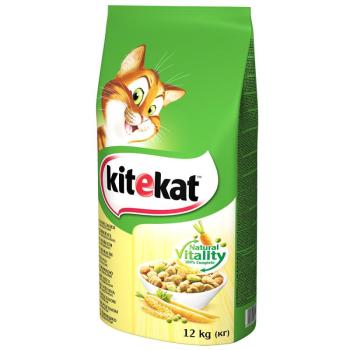 12kg Kitekat Adult csirke & zöldség száraz macskatáp kép