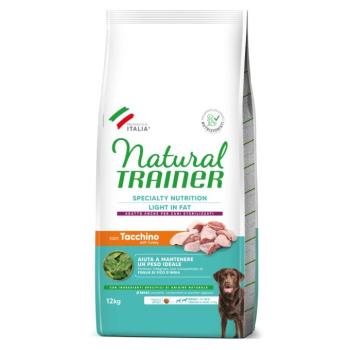 12kg Natural Trainer Light in Fat Adult Medium & Maxi pulyka száraz kutyatáp kép