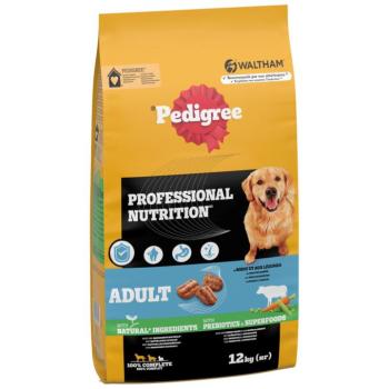 12kg Pedigree Professional Nutrition Adult marha & zöldség száraz kutyaeledel kép