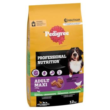 12kg Pedigree Professional Nutrition Adult Maxi >25 kg szárnyas & zöldség száraz kutyatáp kép
