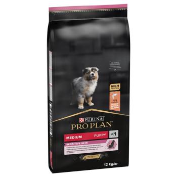 12kg PURINA PRO PLAN Medium Puppy Sensitive Skin száraz kutyatáp kép